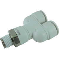 千代田通商 チヨダ ファイブメイルブランチワイ W(白)12mm・R1/4 F12-02MYW 1個 313-6281（直送品）