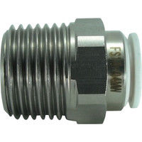 千代田通商 チヨダ ファイブSUSメイルコネクタ 白 10mm・R1/2 FS10-04MW 1個 313-7406（直送品）