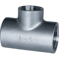 イノック ねじ込み管継手 径違いチーズ SUS304 RT 25A×20A 304RT25AX20A 1個 175-5528（直送品）