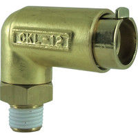 千代田通商 チヨダ タッチコネクターエルボコネクターHタイプ(金属) 接続口径R1/4 CKL-12-02H 1個 327-0360（直送品）