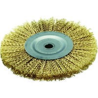 鳴門屋 NSK 鋼線ゴールドホイールブラシ W-35 1個 332-3986（直送品）