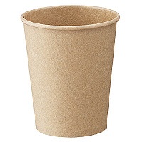 【アウトレット】ペーパーカップ　未晒し　5オンス（150ml）　1箱（2000個：50個入×40袋） オリジナル