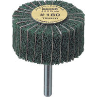 トラスコ中山 TRUSCO ナイロンミックスホイール 外径60X厚25X軸6 180♯ 5個入 FM6025-180 1箱(5個)（直送品）