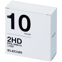 使用不可【使用不可】エレコム　3.5インチフロッピーディスク　EFD-2HD10　1パック（10枚入）