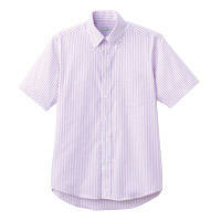 FACE MIX（フェイスミックス） ユニセックス 半袖シャツ パープル M FB4509U（直送品）