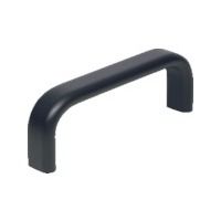 イマオコーポレーション Rohde ラウンドアルミハンドル 180×45 ブラック RD2-180B 1個 108-6553（直送品）