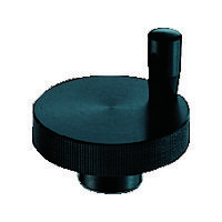 イマオコーポレーション イマオ 小型アルミニウムハンドル車(回転握り付き・リーマ穴)50 AHR50R 1個 105-7928（直送品）