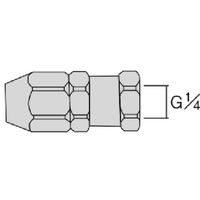 アネスト岩田 ホースジョイント G1/4袋ナット AJU-02F 1個 284-2386（直送品）