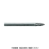 スーパー スーパー超硬バー オール超硬タイプ ポイント型(シングルカット)刃径:3.0mm 刃長:9.5mm 軸径:3.0mm SB4A01S 1本（直送品）