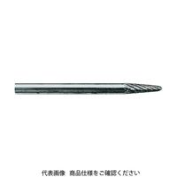 スーパー スーパー超硬バー オール超硬タイプ テーパー型(シングルカット)刃径:3.0mm 刃長:12.7mm 軸径:3.0mm SB7A01S 1本（直送品）