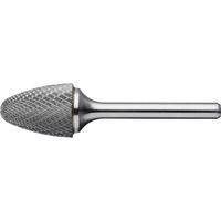 ムラキ MRA 超硬バー Cシリーズ 形状:砲弾(クロスカット) 刃長25mm CB3C108 1本 144-8013（直送品）