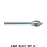 スーパーツール スーパー スーパー超硬バー シャンク径6mm(円錐型60度)シングルカット(刃径:6.0) SB50C01S 1本 321-7141（直送品）