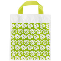 PE手提〈底マチタイプ〉 平紐 グリーン S 1袋（50枚入）ラッピング用品 ヘッズ オリジナル