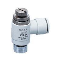 CKD ワンタッチスピードコントローラー SC3W-10-12 1個 112-3475（直送品）