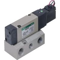 電磁弁 パイロット式5ポート弁セレックスバルブ 4Kシリーズ 2.7C Rc1/8 DC24V 4KB210-06-DC24V 1台(1個)（直送品）