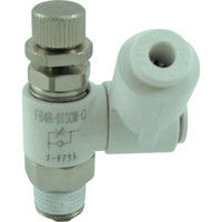 千代田通商 チヨダ ファイブスピードコントローラβ 白 メーターアウト4mm・R1/8 FB4R-01SCW-O 1個 158-7421（直送品）