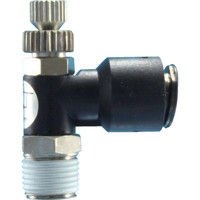 千代田通商 チヨダ ミニスピードコントローラα メーターアウト4mm・R1/8 M4R-01-O 1個 158-9156（直送品）