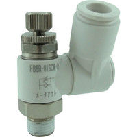 千代田通商 チヨダ ファイブスピードコントローラβ 白 メーターアウト8mm・R1/8 FB8R-01SCW-O 1個 158-7463（直送品）