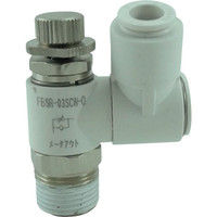 千代田通商 チヨダ ファイブスピードコントローラβ 白 メーターアウト8mm・R3/8 FB8R-03SCW-O 1個 158-7480（直送品）