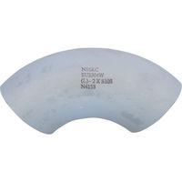 ベンカン機工 S90L10Sステンレス鋼製エルボロング90°40A S90L-10S-40A 1個 160-3850（直送品）