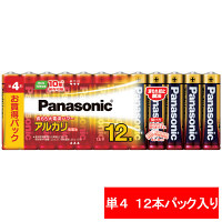 パナソニック　アルカリ乾電池　単4形　1パック（12本入）