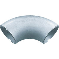 ベンカン機工 S90L10Sステンレス鋼製エルボロング90°80A S90L-10S-80A 1個 160-3914（直送品）