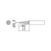 白光 こて先 0.8C型 900M-T-0.8C 1本(1個) 255-4836（直送品）