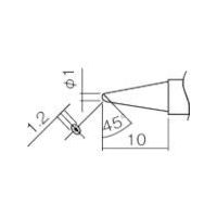 白光 こて先 1BC型(Z) T12-BC1Z 1本(1個) 294-5762（直送品）