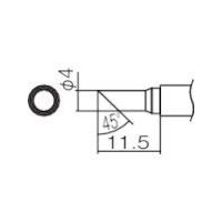 白光 こて先 4C型 面のみ T12-CF4 1本(1個) 294-5851（直送品）