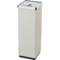 山崎産業 YAMAZAKI 灰皿 屋内 スモーキング YSー106A （スチール）アイボリー YS-06L-ID 4903180305438 角型1台（直送品）