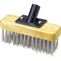 使用不可山崎産業　コンドル　（ブラシ）デッキブラシ　ワイヤー180木柄　スペア　CL540180USP　1個　330ー8979　（直送品）