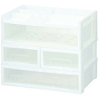 【アウトレット】IRIS　USA　デスクトップユニット　4点チェスト　DTU-4　1個