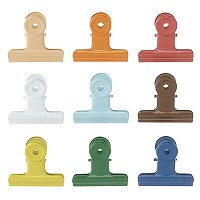 伊藤忠リーテイルリンク　目玉クリップ　カラーアソート　中　1箱（30個入）