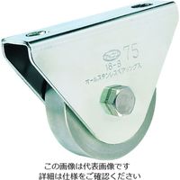 MARUKI HARDWARE CORPORATION マルコン オールステンレス枠付重量車 75mm 平型 S-3750-75 1個（直送品）