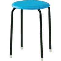 トラスコ中山 TRUSCO 丸イス 塗装脚 Φ320XH445 TC-19-B 1脚(1台) 352-6721（直送品）