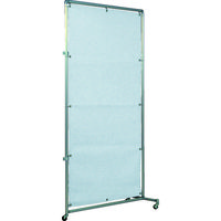 吉野 火花用衝立アルミパイプ 1×2 接続キャスター YS-12JC-BW 1台(1個) 352-8561（直送品）