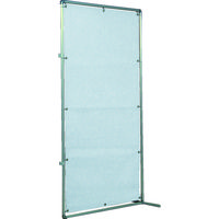 吉野 火花用衝立アルミパイプ 1×2 接続固定 YS-12JF-BW 1台(1個) 352-8618（直送品）