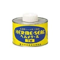 日本ヘルメチックス HELM 給水・給湯配管用防食シール剤ヘルメシールTW(白色)500gハケ TW-A 1缶 122-6720（直送品）