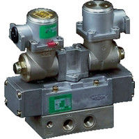 CKD パイロット式 防爆形5ポート弁 4Fシリーズ(シングルソレノイド) 4F410E-08-TP-AC200V 1台(1個)（直送品）