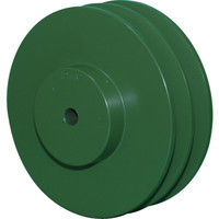 イノテック カネミツ JIS Vプーリー呼び径125 B形2本掛 JIS125XB2 1個 385-4205（直送品）