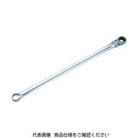 京都機械工具 KTC 超ロングラチェットめがねレンチ(首振りタイプ) 14mm MR15L-14F 1丁(1個) 383-8102（直送品）