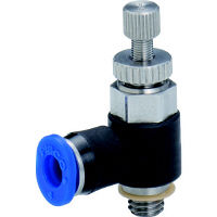 日本ピスコ PISCO スピードコントローラ エルボ SJSC4-M5A 1個 378-2999（直送品）