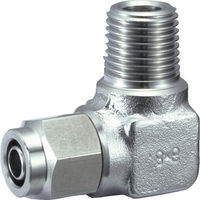 トラスコ中山 TRUSCO SUSメイルエルボ 適用チューブ径4X2 ねじR1/8 TS4-01ML 1個 256-1051（直送品）