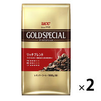 【コーヒー粉】UCC上島珈琲 ゴールドスペシャル リッチブレンド 1セット（1kg×2袋）