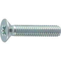 トラスコ中山 TRUSCO 皿頭小ねじ 三価白 全ネジ M5×70 15本入 B702-0570 1パック(15本) 285-5381（直送品）