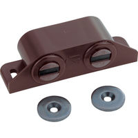 トラスコ中山 マグネットキャッチ(横型) ナイロン製 L62mm 白茶 TSM-25SW-BR 1個 300-5259