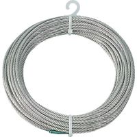 トラスコ中山 TRUSCO ステンレスワイヤロープ Φ4.0mmX20m CWS-4S20 1巻 213-4845（直送品）