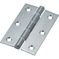 トラスコ中山 TRUSCO ステンレス製厚口蝶番 ナイロンリング入 全長89mm (4個入) ST-888NR-89HL 1袋(4個)（直送品）