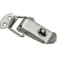 トラスコ中山 TRUSCO パッチン錠 鍵穴付タイプ・スチール製 (4個入) P-20 1パック(4個) 232-8658（直送品）