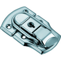 トラスコ中山 TRUSCO パッチン錠 鍵付タイプ・スチール製 (2個入) L-12 1パック(2個) 232-9158（直送品）